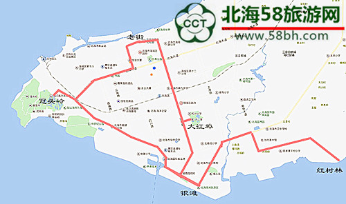 北海市內一日游,廣西北海旅行社,