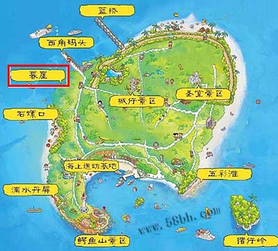潿洲島旅游景點,