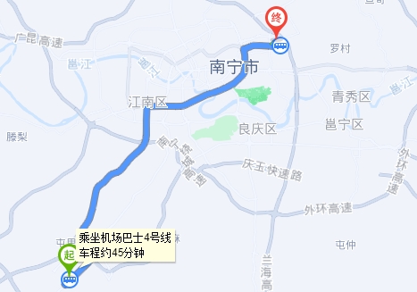 南寧,機場,到,南寧,東站,有,多,遠(yuǎn),怎么,走,